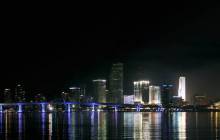 Downtown Miami at night desktop wallpaper - Miami