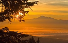 Fraser Valley Sunrise - Mount Baker - Canada
