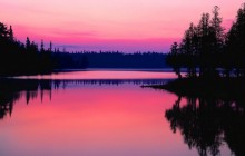 Sunrise Over Bisk Lake - Ontario - Canada