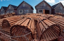 Fishing Huts and Lobster Traps - Prince Edward Island - Canada