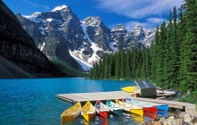 Moraine Lake - Banff National Park HD wallpaper - Canada