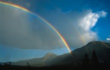 Rainbow Over Kootenay National Park - British Columbia - Canada