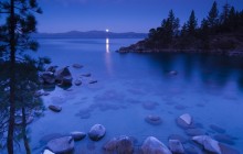Secret Cove by Moonlight - Lake Tahoe - California