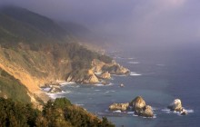 Foggy Coastline - Big Sur - California
