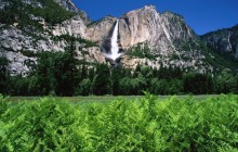 Yosemite Falls HD wallpaper - California
