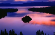 Twilight Color at Emerald Bay - Lake Tahoe - California