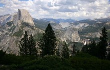 View of Yosemite Valley Near Glacier Point - California