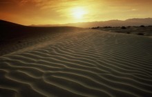 Sandy Ripples at Sunset - Death Valley - California