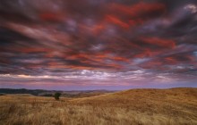 Sky of Fire - Sunset after a Thunder Storm - Sonoma County - California