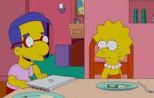Milhouse Van Houten and Lisa Simpson - Simpsons