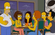 Homer Simpson in the cafe 27 season - Simpsons