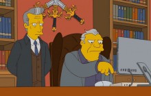 Viktor Yanukovych and his assistant - Simpsons