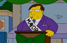 Mayor Quimby 20 season - Simpsons
