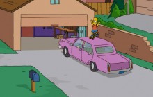 Bart Simpson on skateboard - Simpsons