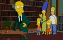 Montgomery Burns and Simpsons family - Simpsons