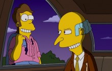 Montgomery Burns and Young Homer Simpson - Simpsons