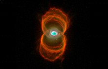 An Hourglass Pattern Around a Dying Star - Space