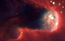 Star-Forming Pillar of Gas and Dust - Space