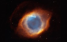 Iridescent Glory of Nearby Helix Nebula - Space