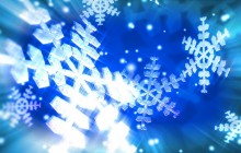 Glowing snowflakes wallpaper - Other