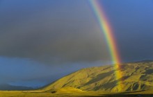 Rainbow Over Los Glaciares National Park - Argentina
