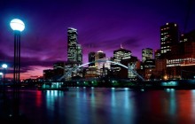 Sunset Over Melbourne - Australia