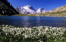 Lake Goleon in Oisans Massif and La Meije - Hautes-Alpes - France