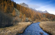 Claree Valley in Autumn - Hautes-Alpes - France