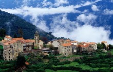 Village in Alta Roca Region - Corsica - France