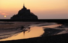 Mont Saint Michel at Sunset - Normandy - France