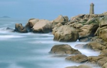 Motion of the Sea - Ploumanach Rocks and Lighthouse - France