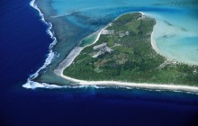 Aerial View of Bora Bora - French Polynesia