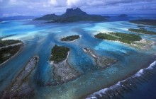 Reef Teeth of Bora Bora Lagoon - French Polynesia