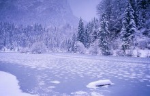 Frozen Lake - Schnolzersee - Bavaria - Germany