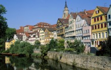 Neckar River and Town View - Tubingen - Germany