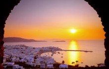 The Cyclades Islands at Sundown - Greece