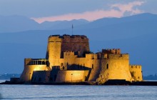 Bourtzi Fortress at Twilight - Nafplio - Greece