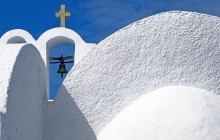 Church Detail - Santorini - Greece