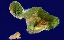 Landsat Image of Maui - Hawaii - Hawaii