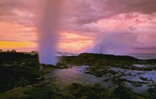 Spouting Horn Sunset - Kauai - Hawaii