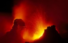 Lava - East Pond Vent - Pu'u Oo Crater - Hawaii
