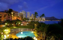 Waikiki at Night - Oahu - Hawaii