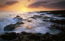 Kiawe Point Sunset - Near Kona - Big Island - Hawaii