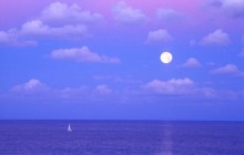 Enchanted Moonrise - Cancun - Mexico