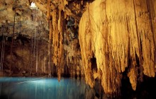 Underground Lake in a Cavern - Mexico