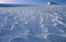 Wind Waves on Snow - Garden of Eden - Southern Alps - New Zealand