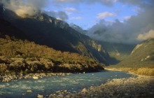 Copland River Above Welcome Flats - New Zealand
