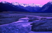 Waimakariri River Valley - Arthur's Pass National Park - New Zealand