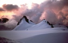 Sunset on the Fox Glacier Alps - New Zealand