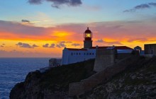 Lighthouse at Sunset - Cabo de Sao Vicente - Portugal